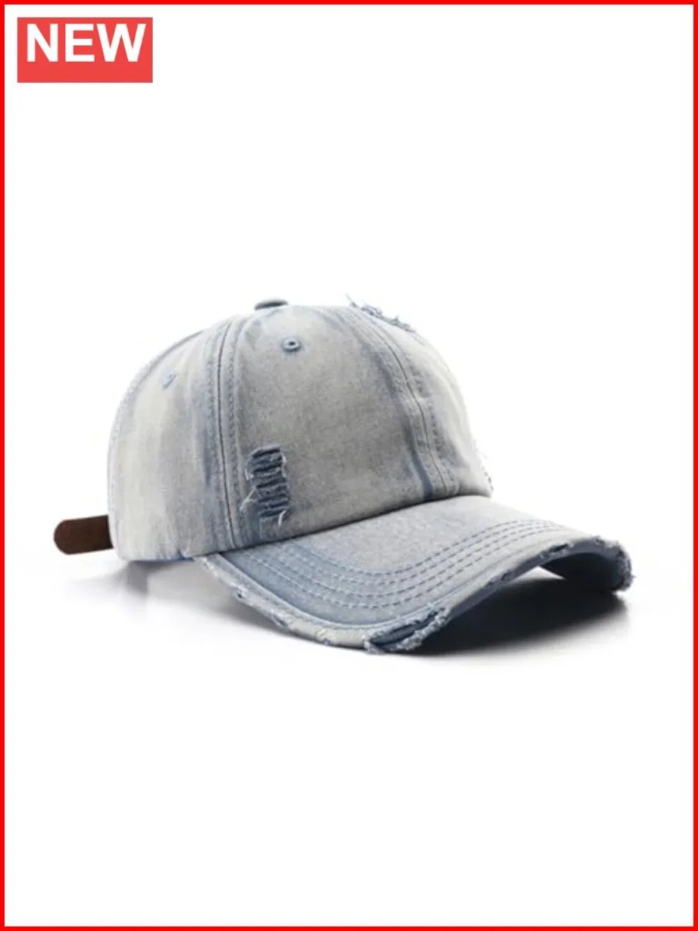 Vintage Washed Distressed Baseball Cap Unconstructed Cotton Dad Hat for Women